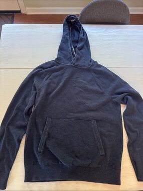 Banana Republic Men's Navy Hooded Sweatshirt